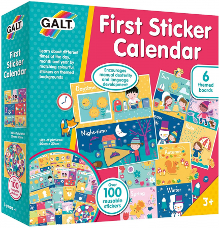 Joc educativ Primul meu calendar cu abtibilduri, Galt, 2-3 ani + [0]