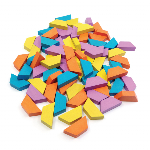 Joc educativ tip mozaic cu forme trapezoidale, Explorare [2]