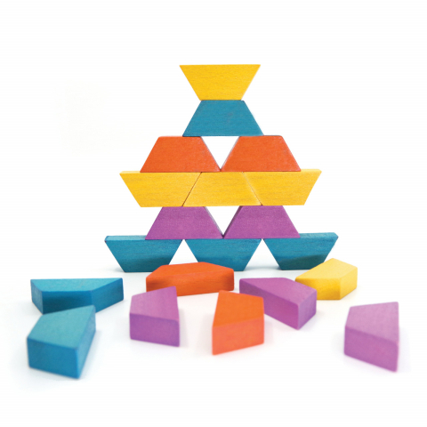 Joc educativ tip mozaic cu forme trapezoidale, Explorare [4]