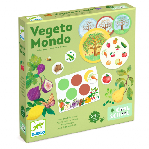 Jucarii copii 8-9 ani - Joc educativ Vegeto Mondo, Djeco, 5 ani+