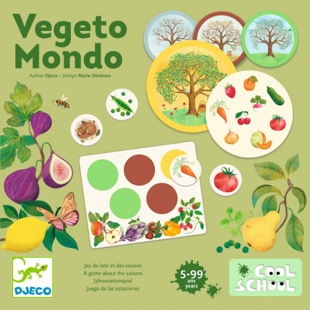 Jucarii copii 4-5 ani - Joc educativ Vegeto Mondo, Djeco, 5 ani+