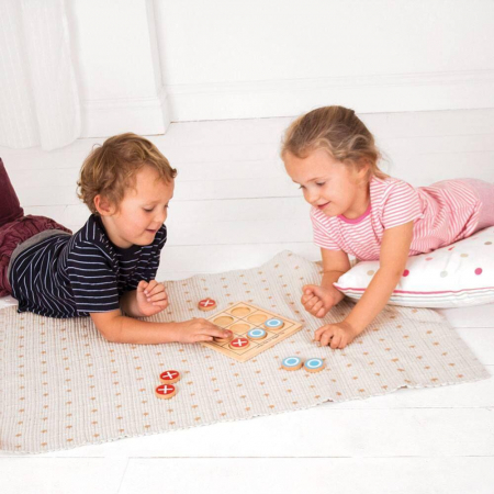 Joc educativ - X si Zero, BIGJIGS Toys, 2-3 ani + [3]