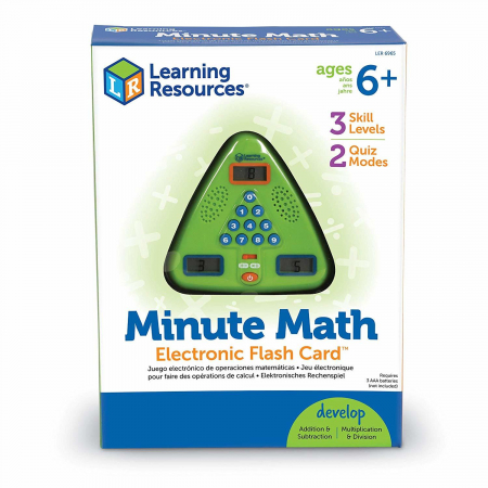 Produse - Joc electronic Minute Math, Learning Resources, 6-7 ani +