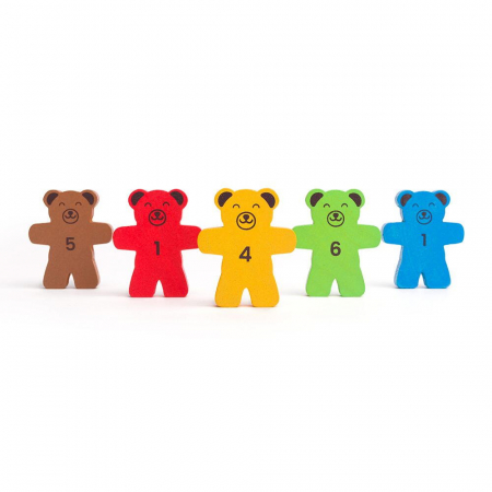Joc indemanare - Cursa ursuletilor, BIGJIGS Toys, 2-3 ani + [7]