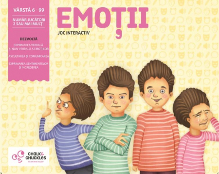 Produse - Joc interactiv - Emotii, Chalk and Chuckles, 6-7 ani +