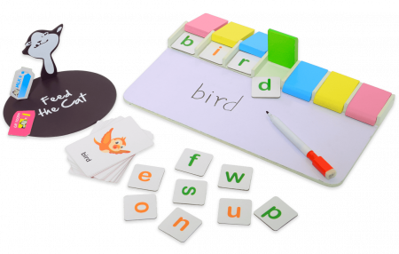 Joc interactiv - Invatam sa scriem cu pisicuta, Chalk and Chuckles, 4-5 ani + [1]