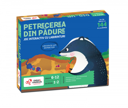 Jucarii si jocuri copii - Joc interactiv - Petrecerea din padure, Chalk and Chuckles, 6-7 ani +