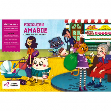 Joc interactiv - Pisicutele amabile, Chalk and Chuckles, 6-7 ani + [1]
