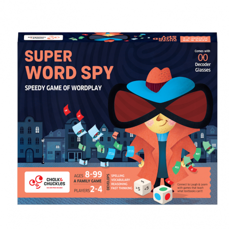 Jucarii interactive - Joc interactiv Super spionul cuvintelor, Chalk and Chuckles, 2-3 ani +