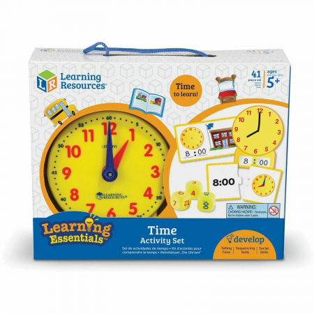 Jocuri de logica - Joc - Invatam ceasul, Learning Resources, 4-5 ani +