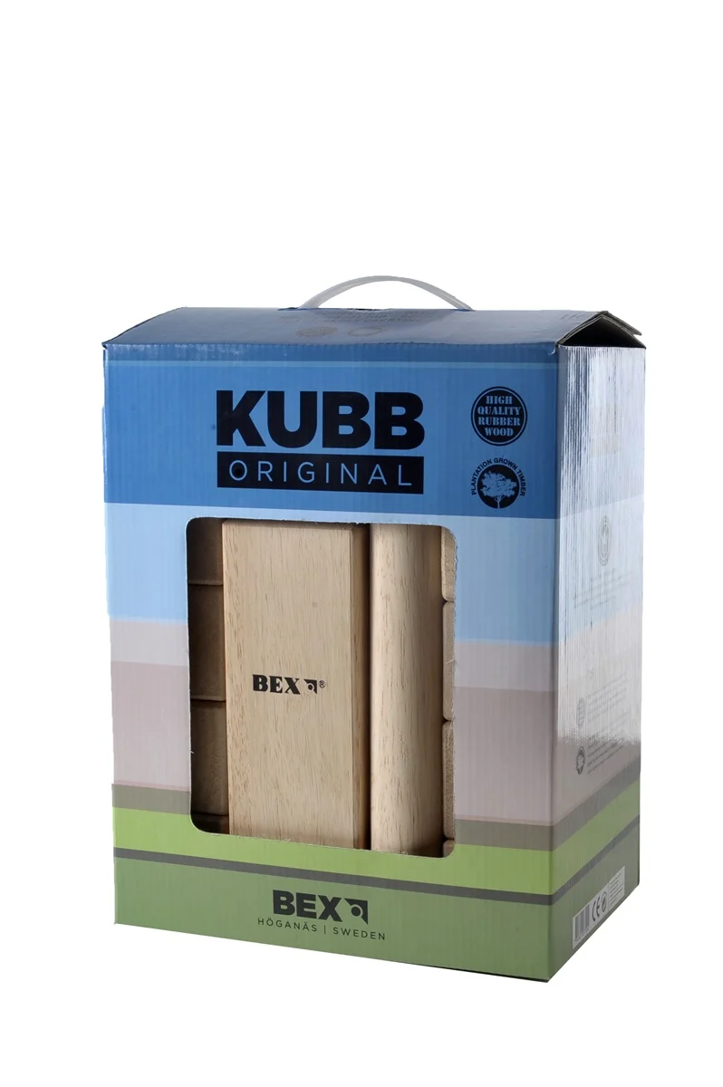 Joc Kubb Viking Original lemn de cauciuc, +6 ani [2]