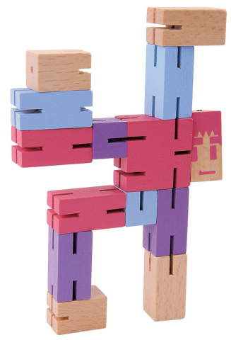 Joc logic 3D puzzle Figurina violet, Fridolin, 6-7 ani + [1]