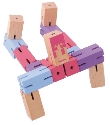 Joc logic 3D puzzle Figurina violet, Fridolin, 6-7 ani + [2]
