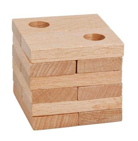 Jucarii copii 8-9 ani - Joc logic IQ din lemn Pearls and plates, Fridolin, 8-9 ani +