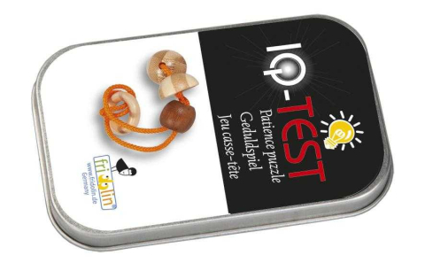 Joc logic IQ elibereaza inelul in cutie metalica-3, Fridolin, 8-9 ani + [1]