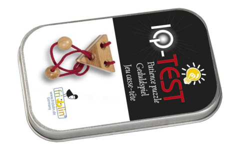 Joc logic IQ elibereaza inelul in cutie metalica-6, Fridolin, 8-9 ani + [1]