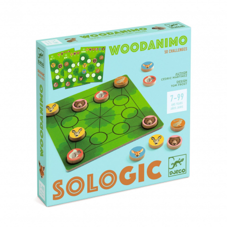 Vârsta - Joc logic Woodanimo, Djeco, 7 ani+