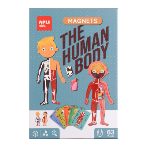Joc magnetic Corpul Uman - 5 modele diferite, 63 piese [2]