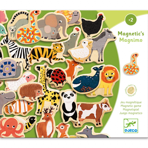 Joc magnetic cu animale Djeco, 1-2 ani + [1]