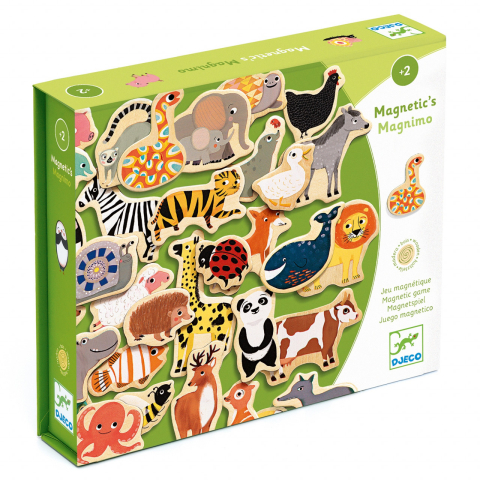 Vârsta - Joc magnetic cu animale Djeco, 1-2 ani +