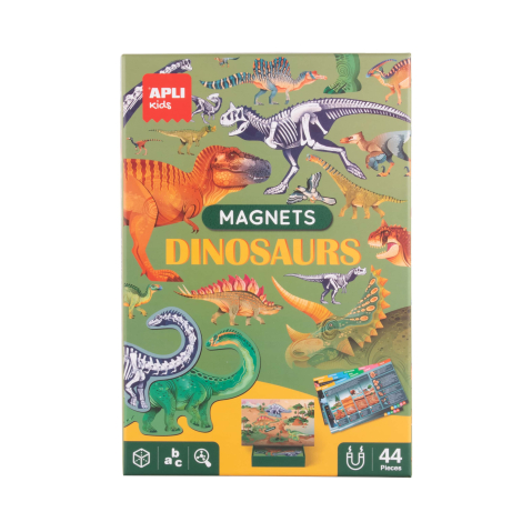 Joc magnetic Dinozauri 44 piese, Apli Kids, +5 ani [1]