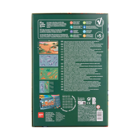 Joc magnetic Dinozauri 44 piese, Apli Kids, +5 ani [2]