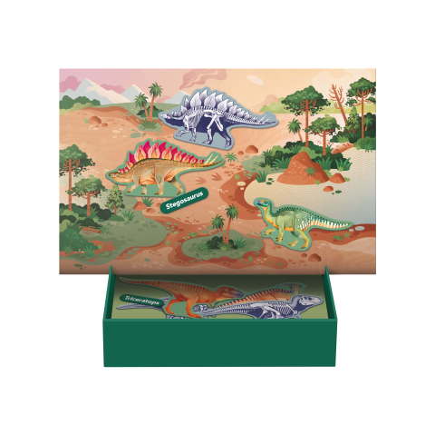 Joc magnetic Dinozauri 44 piese, Apli Kids, +5 ani [3]