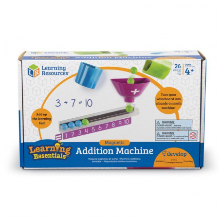 Jocuri cu magneti - Joc magnetic - Distractie matematica, Learning Resources, 4-5 ani +