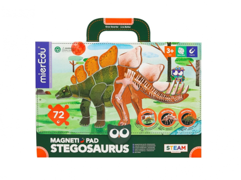Jocuri cu magneti - Joc magnetic educativ -Stegosaurus