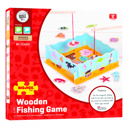 Joc magnetic - Hai sa pescuim, BIGJIGS Toys, 2-3 ani + [6]