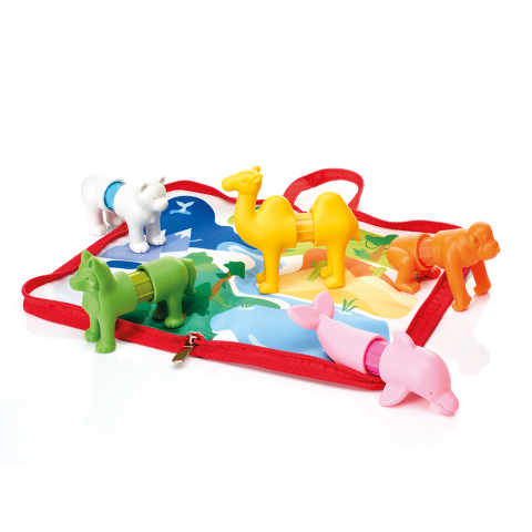 Joc magnetic Smart Max, My First Animals Around the World, Primele mele animale din intreaga lume, 16 piese [1]