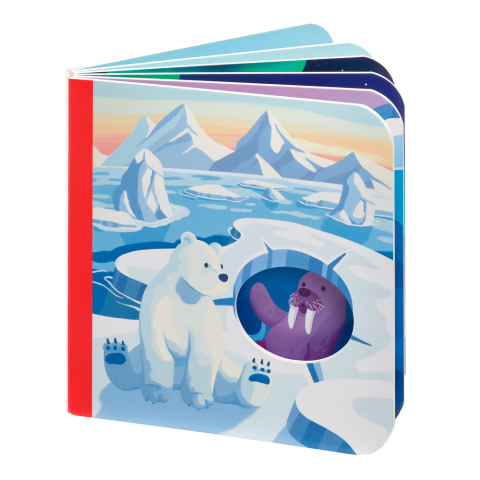 Joc magnetic Smart Max, My First Stories: Polar Friends, Carte cu povesti si animale polare - 7 piese [1]