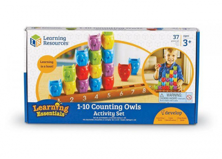 Jucarii copii 4-5 ani - Joc matematic - Bufnitele socotesc, Learning Resources, 2-3 ani +