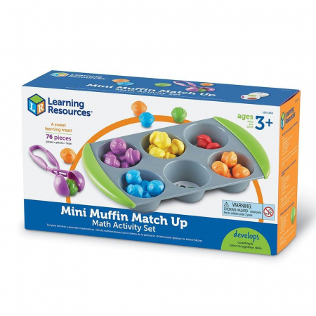 Joc matematic - Mini briose, Learning Resources, 2-3 ani + [6]