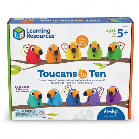 Joc matematic - Pasari tropicale, Learning Resources, 4-5 ani + [4]