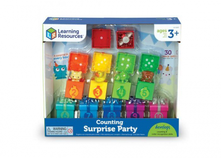 Joc matematic - Petrecere cu surprize, Learning Resources, 2-3 ani + [6]