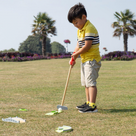 Joc Mini-Golf din lemn, BIGJIGS Toys, 2-3 ani + [2]