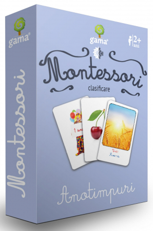 Jucarii si jocuri Montessori - Joc Montessori Anotimpuri, Editura Gama, 2-3 ani +