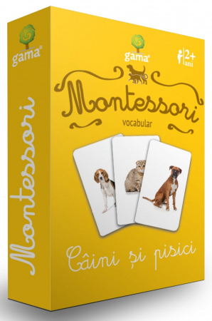 Jucarii si jocuri copii - Joc Montessori Caini si pisici, Editura Gama, 2-3 ani +