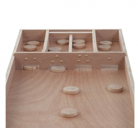 Joc olandez Sjoelen -varianta competitie nuanță deschisă, cu 30 de piese de joc Ø52 mm. [4]