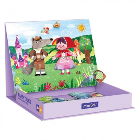 Joc puzzle magnetic de arta si asociere - Povesti [1]