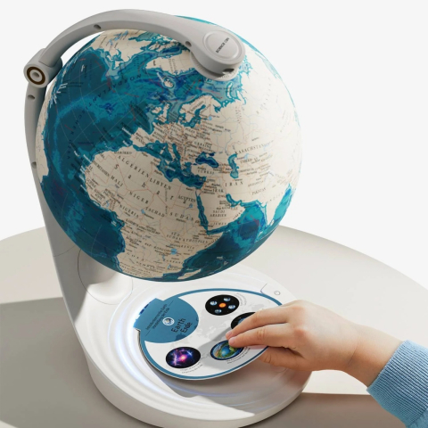 Jucarii copii 6-7 ani - Joc STEM Glob pamantesc interactiv, TopBright