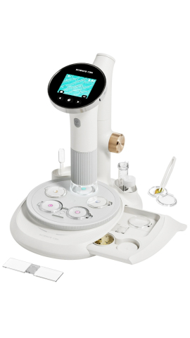 Jucarii copii 6-7 ani - Joc STEM Microscop digital cu ecran integrat, TopBright