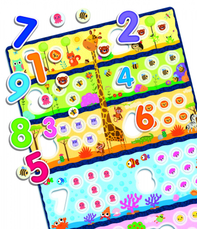 Joc tactil Montessori - Numaram si ne distram, LISCIANI, 2-3 ani + [3]