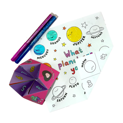 Jocul copilariei - Solnita, set creativ DIY - 24 modele, Fortune Teller [5]