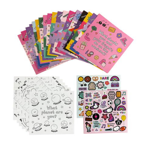 Jocul copilariei - Solnita, set creativ DIY - 24 modele, Fortune Teller [4]