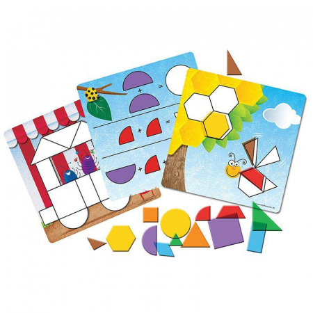 Jucarii copii 4-5 ani - Jocul formelor geometrice, Learning Resources, 4-5 ani +