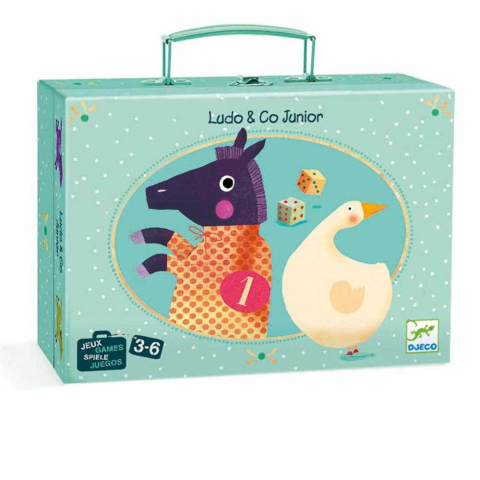 Vârsta - Jocuri clasice Ludo & Co Junior, Djeco, 2-3 ani +