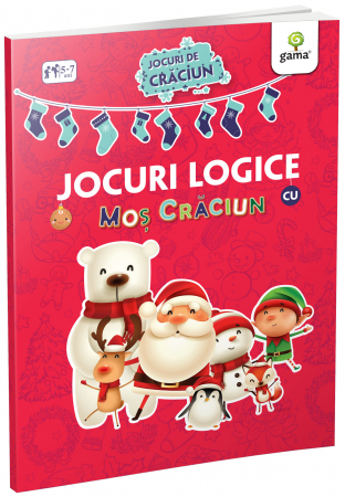 Cărți de Crăciun - Jocuri logice cu Moș Crăciun