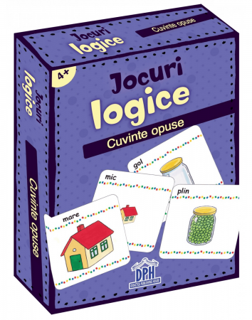 Vârsta - Jocuri logice - Cuvinte opuse, DPH, 2-3 ani +